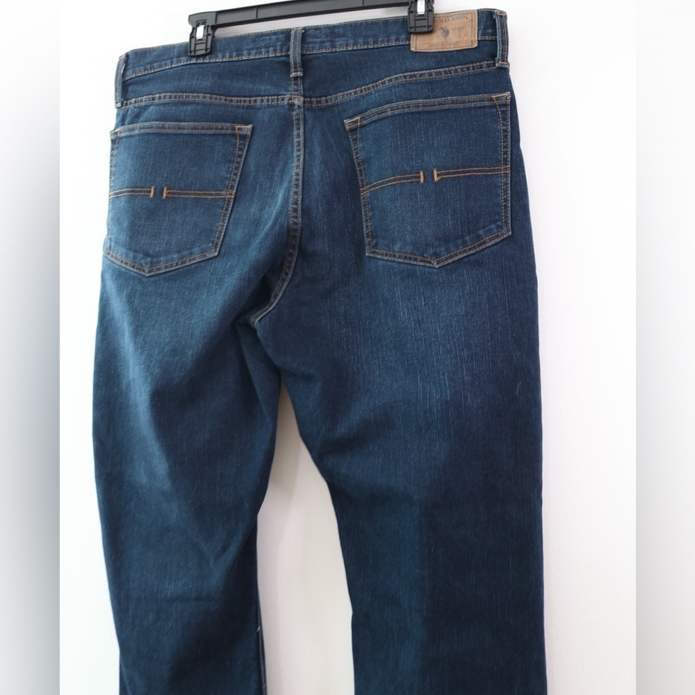 U.S. Polo Assn. Men's Dark Blue Straight Jeans Sz W 36 L30 - Picture 5 of 8